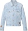 Order Chaqueta Vaquera Bordada LOUIS VUITTON x Tyler SS24 Azul Claro Manga Larga 1AFRXI