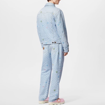 Chaqueta Vaquera Bordada LOUIS VUITTON x Tyler SS24 Azul Claro Manga Larga 1AFRXI Shop Chaqueta Vaquera Bordada LOUIS VUITTON x Tyler SS24 Azul Claro Manga Larga 1AFRXI