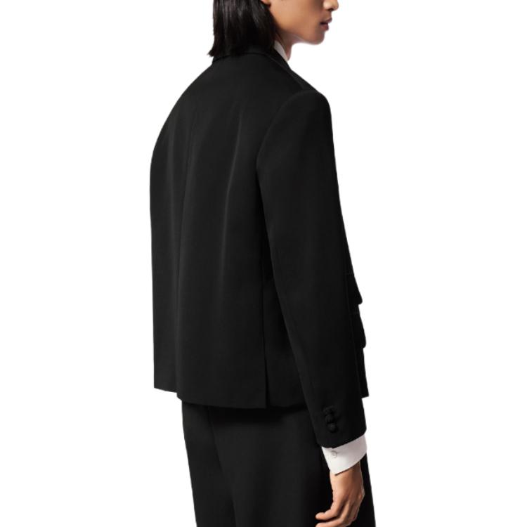 Purchase LOUIS VUITTON x Tyler SS24 Embroidered Logo Long Sleeve Blazer Black 1AFRD1