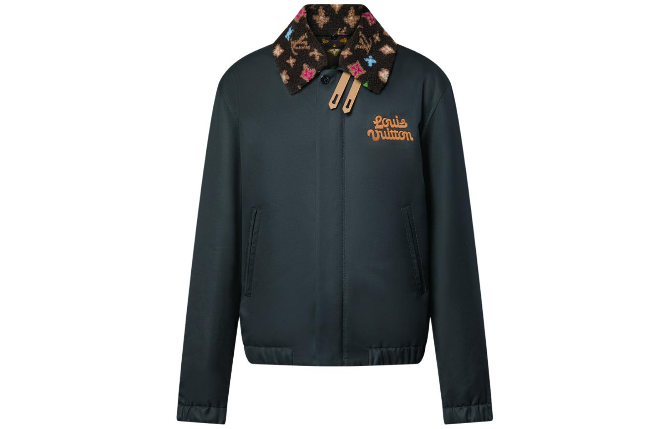 Louis Vuitton Tyler SS24 Letter Logo Zip Jacket Green 1AFPTM