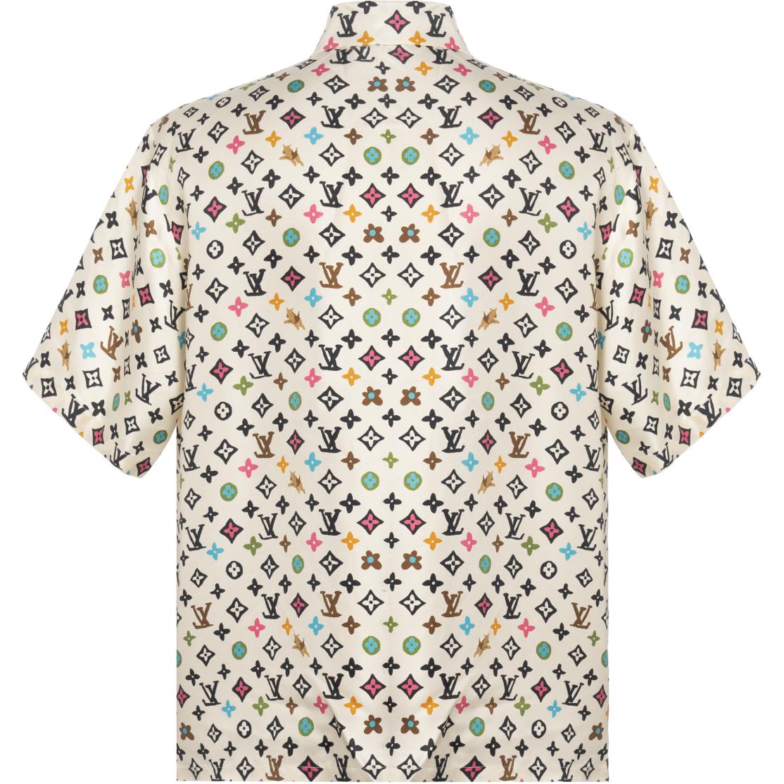 Lookbook 路易威登 x Tyler SS24 米色印花寬鬆短袖襯衫 男款. 1AFQ26