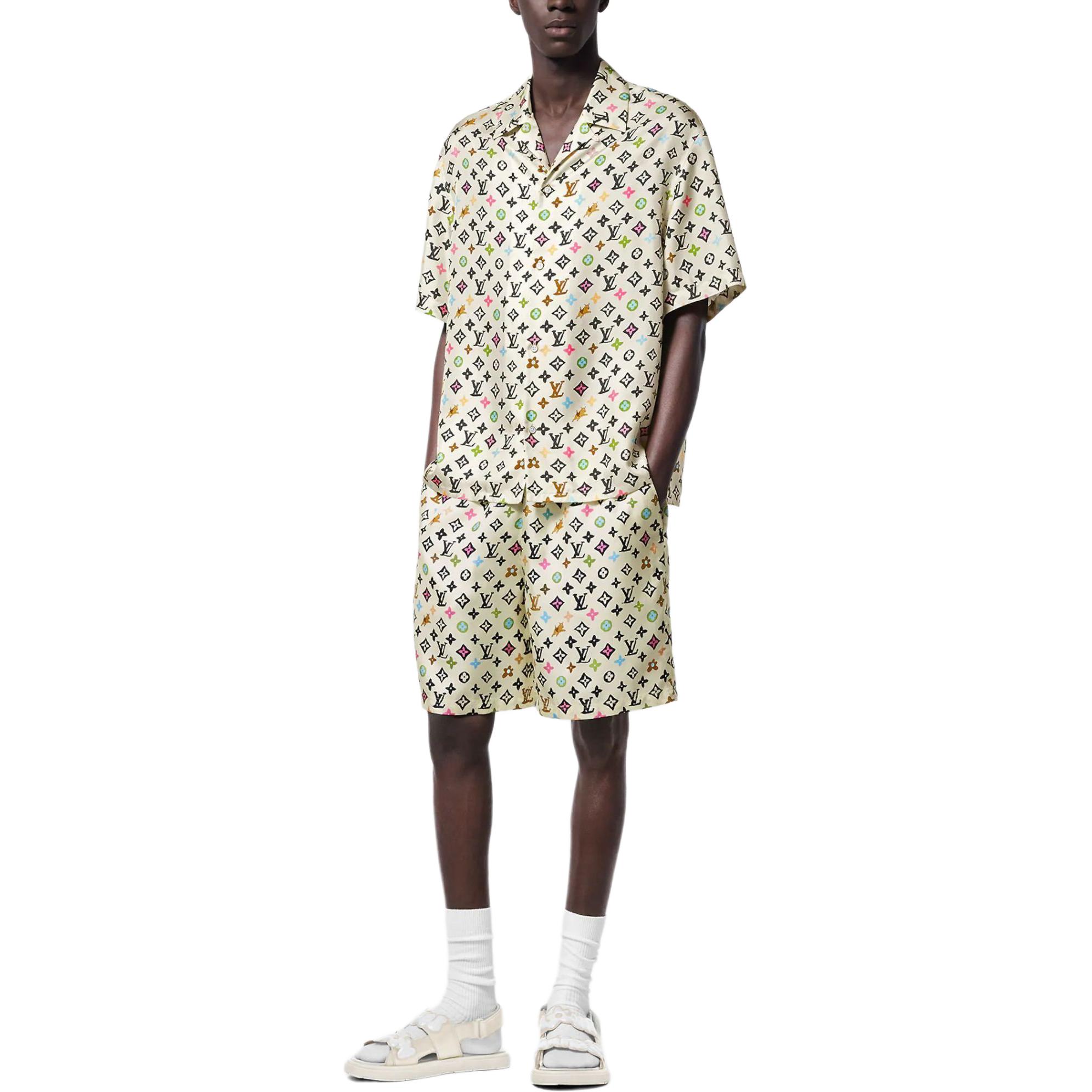 Purchase 路易威登 x Tyler SS24 米色印花寬鬆短袖襯衫 男款. 1AFQ26