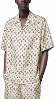 Sizing 路易威登 x Tyler SS24 米色印花寬鬆短袖襯衫 男款. 1AFQ26