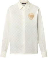 LOUIS VUITTON x Tyler SS24 Pattern Print Long-Sleeve Shirt White Edition. 1AFPZW LOUIS VUITTON x Tyler SS24 Pattern Print Long-Sleeve Shirt White Edition. 1AFPZW
