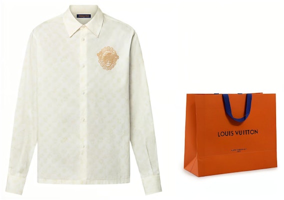 루이비통 x 타일러 SS24 패턴 프린트 화이트 긴팔 셔츠 에디션. 1AFPZW Lookbook 루이비통 x 타일러 SS24 패턴 프린트 화이트 긴팔 셔츠 에디션. 1AFPZW