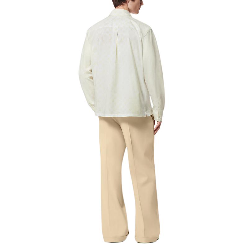 Purchase 루이비통 x 타일러 SS24 패턴 프린트 화이트 긴팔 셔츠 에디션. 1AFPZW