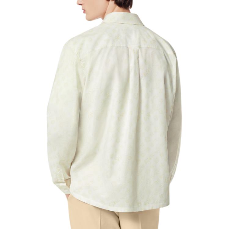 Details for 루이비통 x 타일러 SS24 패턴 프린트 화이트 긴팔 셔츠 에디션. 1AFPZW