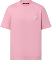 LOUIS VUITTON x Tyler SS24 Pink Embroidered Logo Crewneck T-Shirt Men’s. 1AFPSP LOUIS VUITTON x Tyler SS24 Pink Embroidered Logo Crewneck T-Shirt Men’s. 1AFPSP