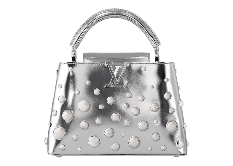 Louis Vuitton x Yayoi Kusama Capucines BB Silver