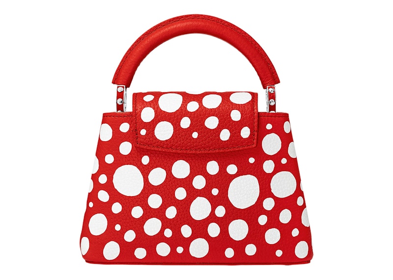 Order ルイヴィトン x 草間彌生 カプシーヌ ミニ レッド/ホワイト