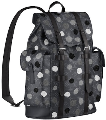 Louis Vuitton x Yayoi Kusama Christopher MM Monogram Eclipse Black/Silver Buy Louis Vuitton x Yayoi Kusama Christopher MM Monogram Eclipse Black/Silver