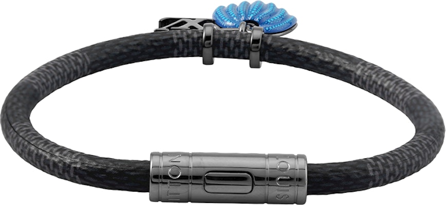 LOUIS VUITTON x Yayoi Kusama Gelang Lelaki Kanvas Biru Metal Kolaborasi. M8153 Shop LOUIS VUITTON x Yayoi Kusama Gelang Lelaki Kanvas Biru Metal Kolaborasi. M8153