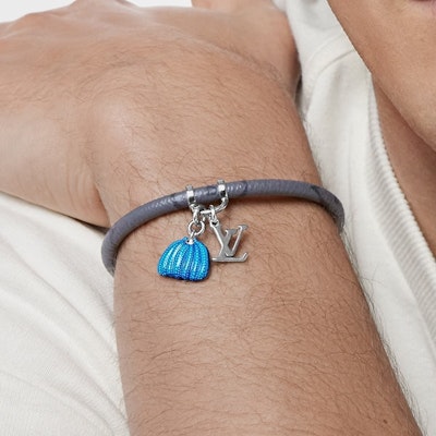 LOUIS VUITTON x Yayoi Kusama Gelang Lelaki Kanvas Biru Metal Kolaborasi. M8153 Purchase LOUIS VUITTON x Yayoi Kusama Gelang Lelaki Kanvas Biru Metal Kolaborasi. M8153