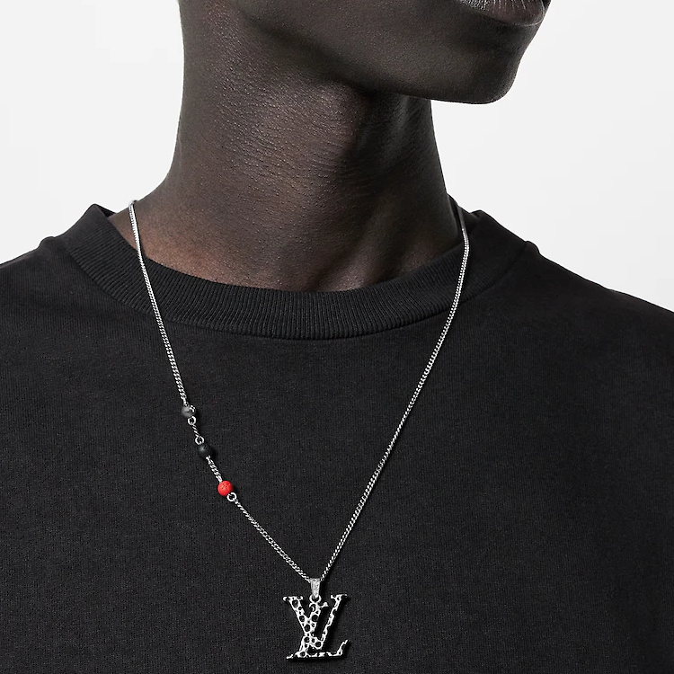 Louis Vuitton Yayoi Kusama LV Infinity Dots Necklace Silver  Edition. M01089 圖 5