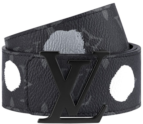 Louis Vuitton x Yayoi Kusama LV Initiales 40MM Reversible Belt Monogram Eclipse Black Order Louis Vuitton x Yayoi Kusama LV Initiales 40MM Reversible Belt Monogram Eclipse Black
