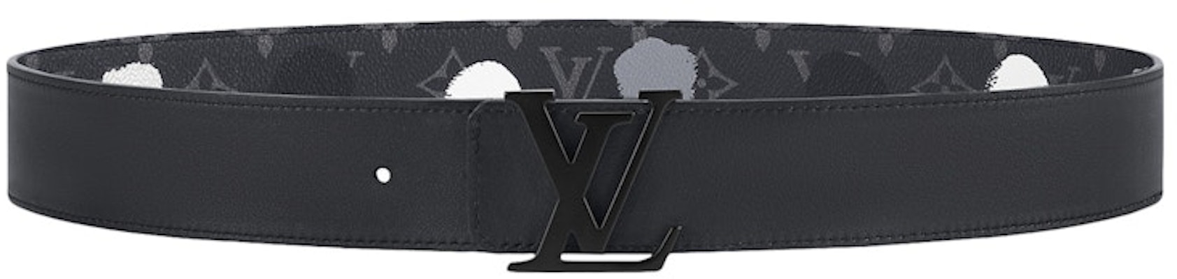 Louis Vuitton x Yayoi Kusama LV Initiales 40MM Reversible Belt Monogram Eclipse Black Lookbook Louis Vuitton x Yayoi Kusama LV Initiales 40MM Reversible Belt Monogram Eclipse Black