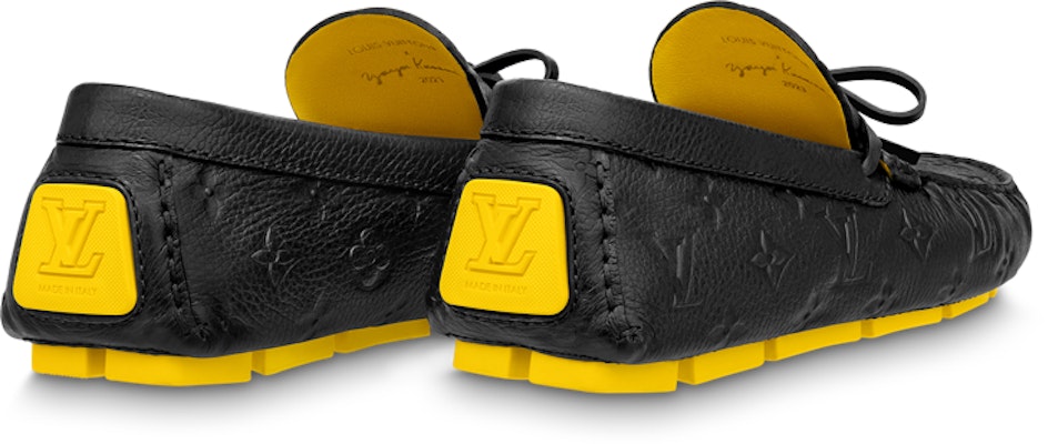 Louis Vuitton x YAYOI KUSAMA Moccasin Shoes 'Black Monogram with Yellow' 1ABD55 Order Louis Vuitton x YAYOI KUSAMA Moccasin Shoes 'Black Monogram with Yellow' 1ABD55