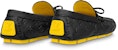 Kasut Louis Vuitton x YAYOI KUSAMA Moccasin 'Hitam Monogram dengan Kuning' 1ABD55