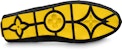 Kasut Louis Vuitton x YAYOI KUSAMA Moccasin 'Hitam Monogram dengan Kuning' 1ABD55