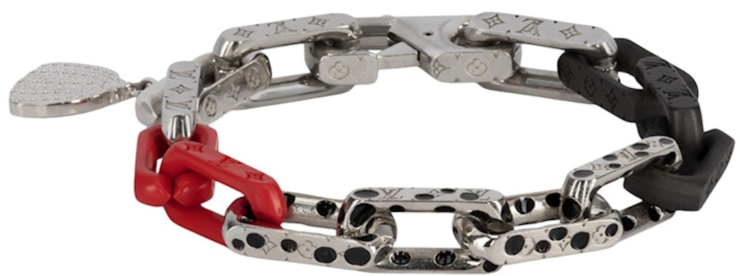 Louis Vuitton x Yayoi Kusama Monogram Chain Bracelet Black/Red Buy Louis Vuitton x Yayoi Kusama Monogram Chain Bracelet Black/Red