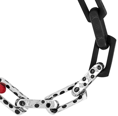 Louis Vuitton x Yayoi Kusama Monogram Chain Bracelet Black/Red Order Louis Vuitton x Yayoi Kusama Monogram Chain Bracelet Black/Red