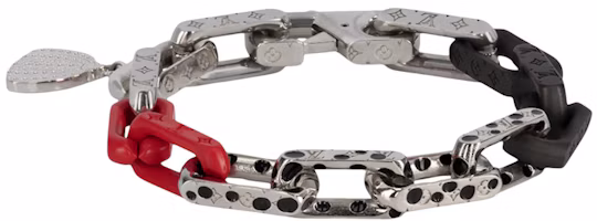 Lookbook Louis Vuitton x Yayoi Kusama Monogram Chain Bracelet Black/Red