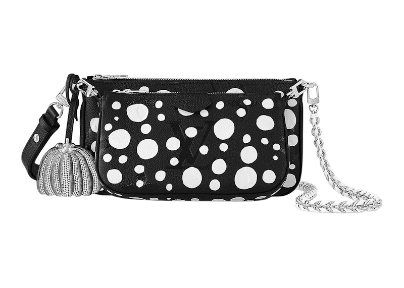 Louis Vuitton x Yayoi Kusama Multi Pochette Accessoires Black/White