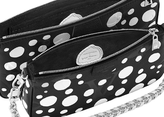 Louis Vuitton x Yayoi Kusama Multi Pochette Accessoires Black/White Lookbook Louis Vuitton x Yayoi Kusama Multi Pochette Accessoires Black/White