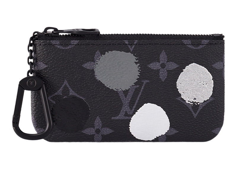 Louis Vuitton x Yayoi Kusama Pochette Cle Monogram Eclipse Black/Silver