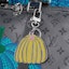 Shop LOUIS VUITTON x Yayoi Kusama Pumpkin Leather Metal Keychain Yellow Unisex M01103