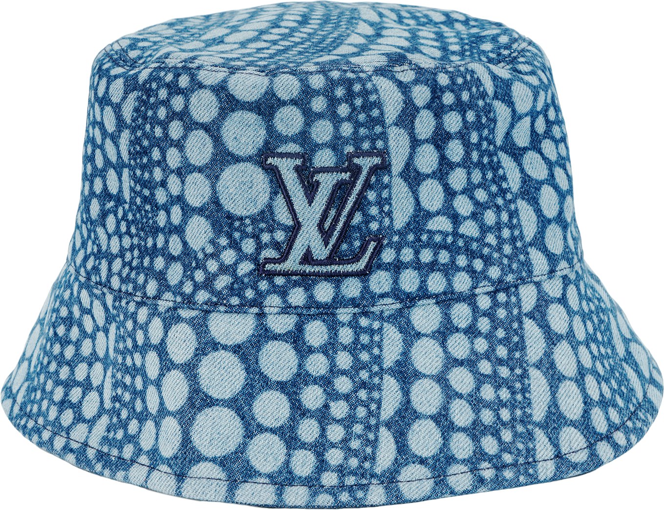 louis-vuitton-x-yayoi-kusama-pumpkin-reversible-blue-bucket-hat-for-men-m7066