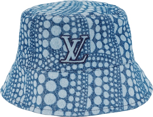 路易威登 x 草间弥生蓝色南瓜双面男款渔夫帽 M7066 Buy 路易威登 x 草间弥生蓝色南瓜双面男款渔夫帽 M7066