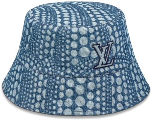 路易威登 x 草间弥生蓝色南瓜双面男款渔夫帽 M7066 Order 路易威登 x 草间弥生蓝色南瓜双面男款渔夫帽 M7066