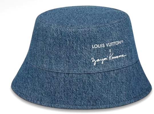 路易威登 x 草间弥生蓝色南瓜双面男款渔夫帽 M7066 Lookbook 路易威登 x 草间弥生蓝色南瓜双面男款渔夫帽 M7066