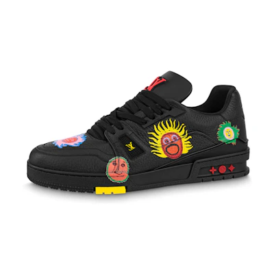 LV YAYOI KUSAMA Sneaker 'Black with Icons'