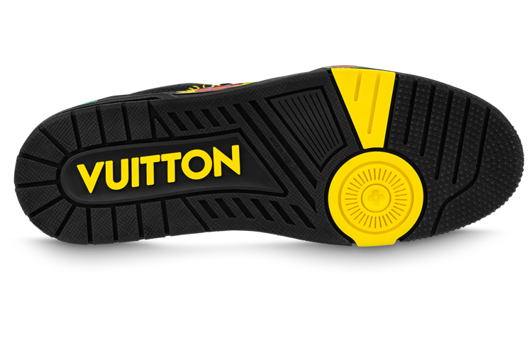 Purchase 草間彌生/Yayoi Kusama x LOUIS VUITTON Trainer 低幫 繫帶 時尚板鞋 男女同款 黑色