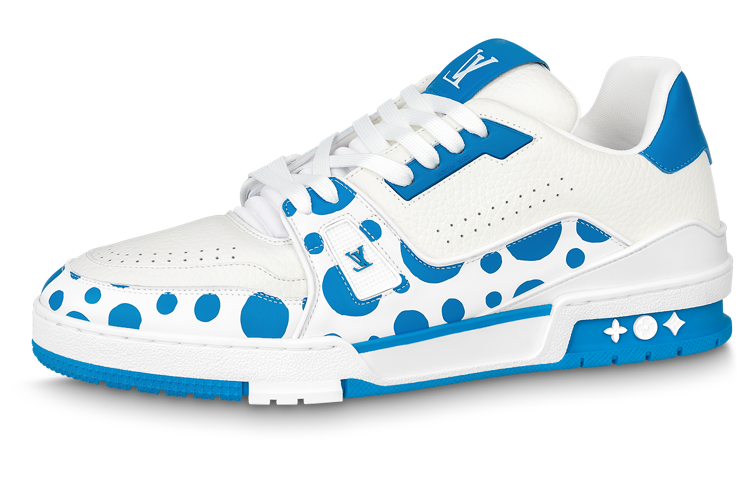 Louis Vuitton x YAYOI KUSAMA Sneaker 'White Blue' 1ABD1A