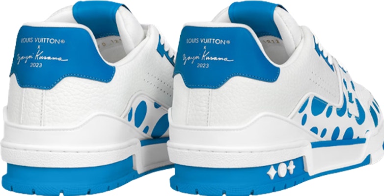 Louis Vuitton x YAYOI KUSAMA Sneaker 'White Blue' 1ABD1A Lookbook Louis Vuitton x YAYOI KUSAMA Sneaker 'White Blue' 1ABD1A