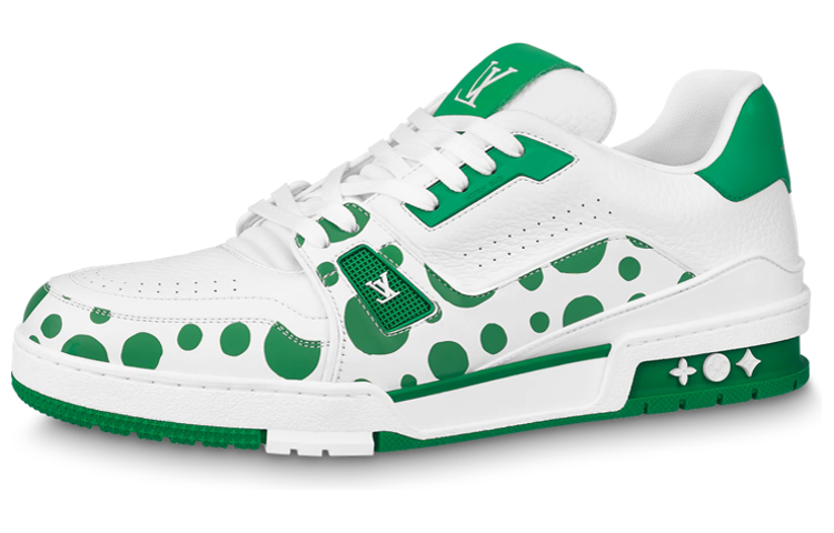 Buy Sneaker Louis Vuitton x YAYOI KUSAMA 'Putih Hijau' 1AB8KQ