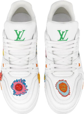 草間彌生/Yayoi Kusama x LOUIS VUITTON 運動鞋 低筒 繫帶 時尚板鞋 男女款白色 Shop 草間彌生/Yayoi Kusama x LOUIS VUITTON 運動鞋 低筒 繫帶 時尚板鞋 男女款白色