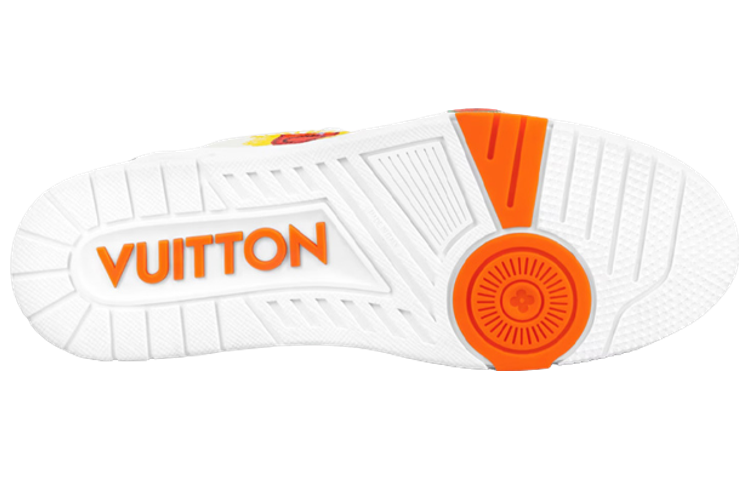 Purchase 草間彌生/Yayoi Kusama x LOUIS VUITTON 運動鞋 低筒 繫帶 時尚板鞋 男女款白色