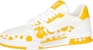 Louis Vuitton x YAYOI KUSAMA Kasut Sneaker 'Putih Kuning' 1ABD1U