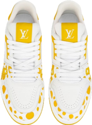Louis Vuitton x YAYOI KUSAMA Sneaker 'White Yellow' 1ABD1U Lookbook Louis Vuitton x YAYOI KUSAMA Sneaker 'White Yellow' 1ABD1U