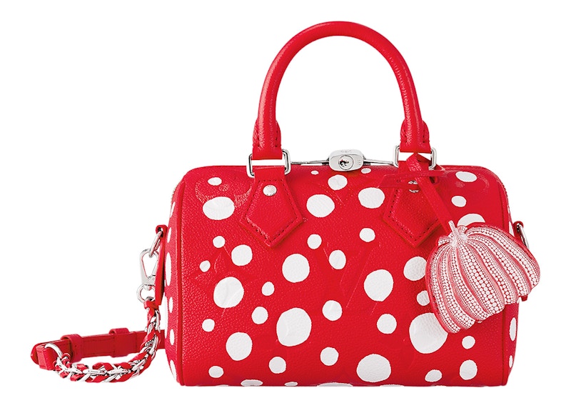 Louis Vuitton x Yayoi Kusama Speedy Bandouliere 20 Red/White