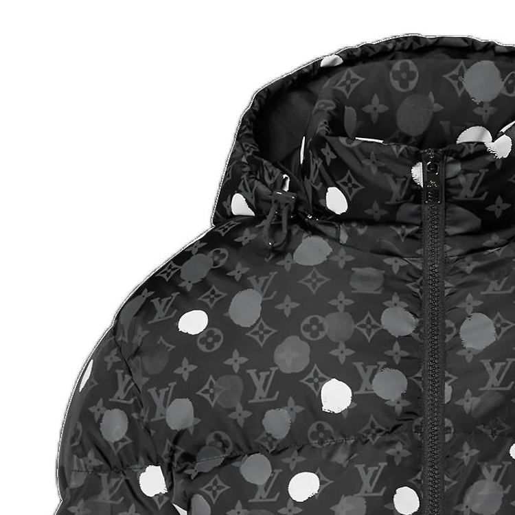 Sizing 路易威登 x 草间弥生 2023春夏 黑色波点腰带外套 1AB8GN