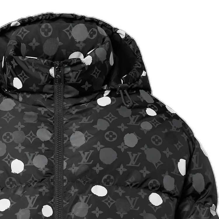 Cheap 路易威登 x 草间弥生 2023春夏 黑色波点腰带外套 1AB8GN