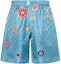 Buy LOUIS VUITTON x Yayoi Kusama SS23 Pantalones Cortos Azul Jacquard Hombre. 1AB487