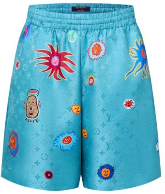 LOUIS VUITTON x Yayoi Kusama SS23 Pantalones Cortos Azul Jacquard Hombre. 1AB487 Order LOUIS VUITTON x Yayoi Kusama SS23 Pantalones Cortos Azul Jacquard Hombre. 1AB487