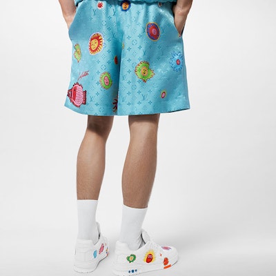 LOUIS VUITTON x Yayoi Kusama SS23 Pantalones Cortos Azul Jacquard Hombre. 1AB487 Purchase LOUIS VUITTON x Yayoi Kusama SS23 Pantalones Cortos Azul Jacquard Hombre. 1AB487