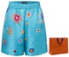 Sizing LOUIS VUITTON x Yayoi Kusama SS23 Pantalones Cortos Azul Jacquard Hombre. 1AB487